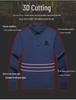 New Autumn Seamless High Elastic Long Sleeve Men's Business Casual Polo Shirt