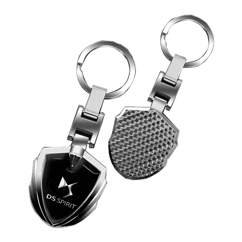 1Pcs Car Keychain Keyrings Key Holder Key-Bag Auto Accessories For DS SPIRIT DS3 DS4 DS4S DS5 5LS DS6 DS7 WILD RUBIS DIVINEDS