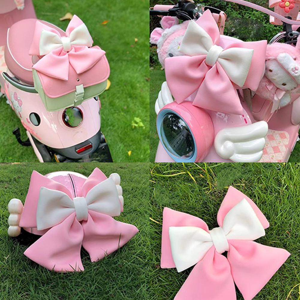 Motorcycle Helmet Bow Decoration Electric Bike Helmet Cup Women Type Accessories Body Car For G M4G5