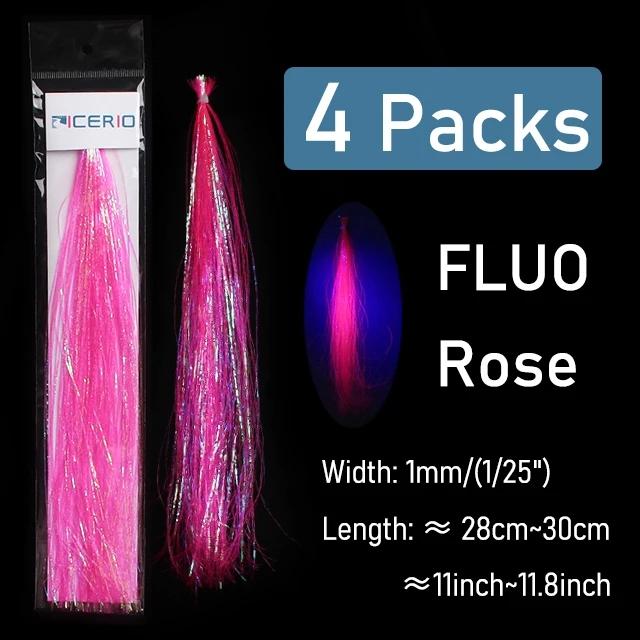 

4 упаковки жемчужная мишура, майларовая мишура Flashabou, мишура нимфы, стример для морской рыбалки, материал для вязания мух, аксессуары для рыбалки