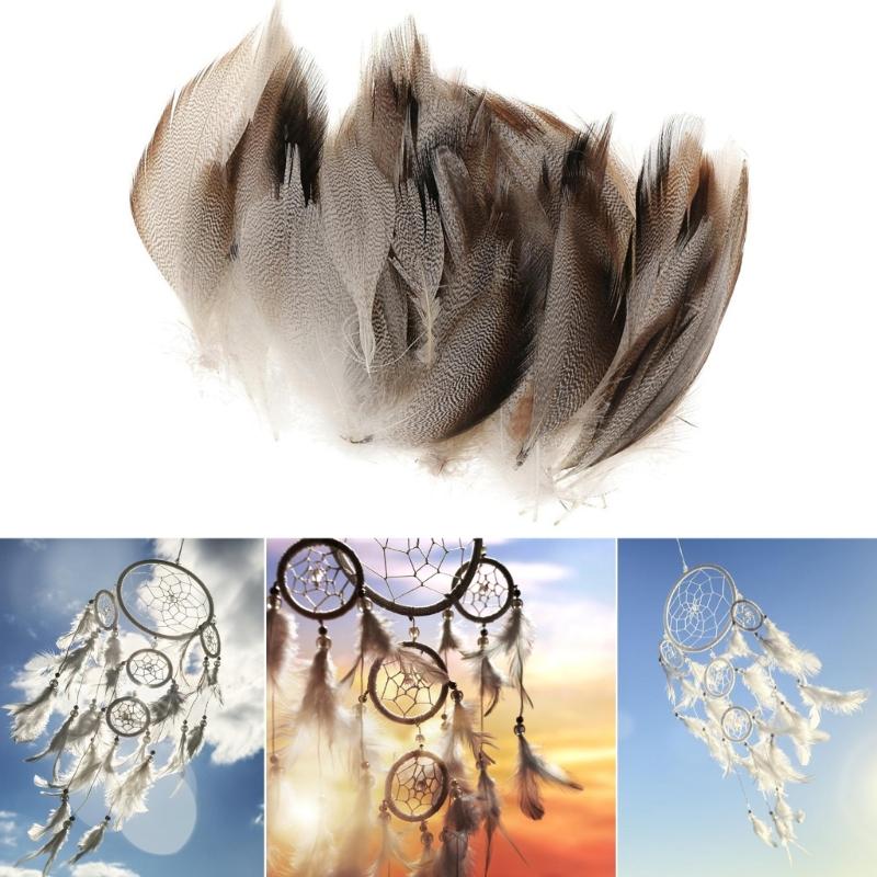 Pack of 50 Mallard Duck Wing 1.6-4.7Inch for Art Craft Wedding Halloween Decoration Cosplay Costume Accessories