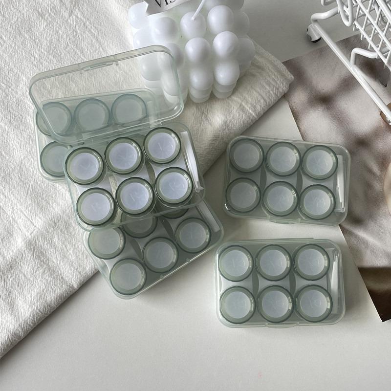 

1 Pair/box Contact Lens Case Eye Contact Lens Box Women Travel Contact Lenses Case Soak Container Lenses Box for Beauty Pupil