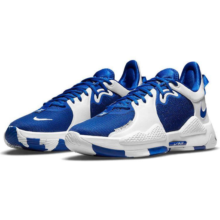 Nike PG 5 TB Game Royal Unisex Sneakers Blue White DA7758-400