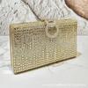 Shiny Rhinestone Evening Dress Wallet Crystal Diamond Women's Handbag Fashion Banquet Wedding Chain Shoulder Money Bag