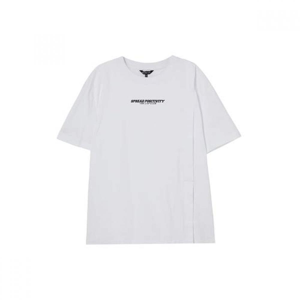 Lap Lettering Split Cut Short Sleeve As2ct469