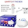 Starry Projector Light With Remote Control& Built-In Music Player Ocean Wave Projector/LED Nebula Cloud As Gifts Bedroom