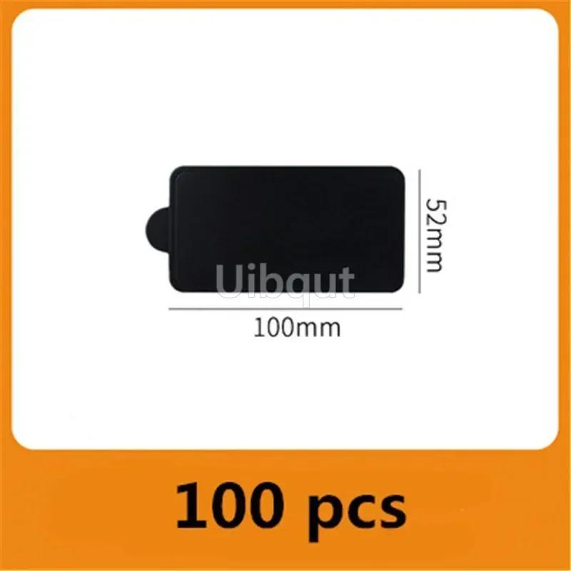 100pcs/set White Black Silver Mousse Mat Bottom Cake Base Boards Paper Board Shape Dessert Tray Christmas Cake Decoration Tools