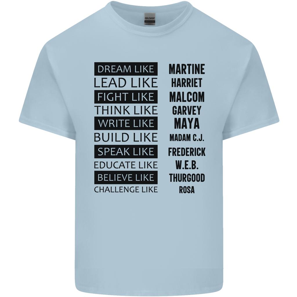 Dream Like Black Lives Matter History Month Unisexs Light Cotton TShirt