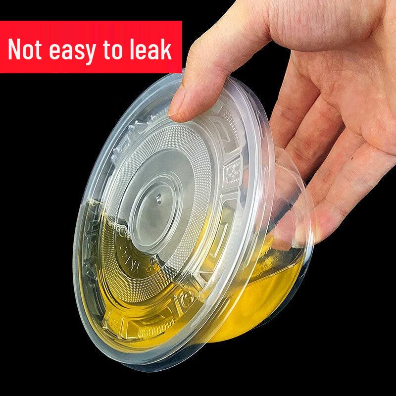 Disposable Plastic Takeaway Bowls with Lids