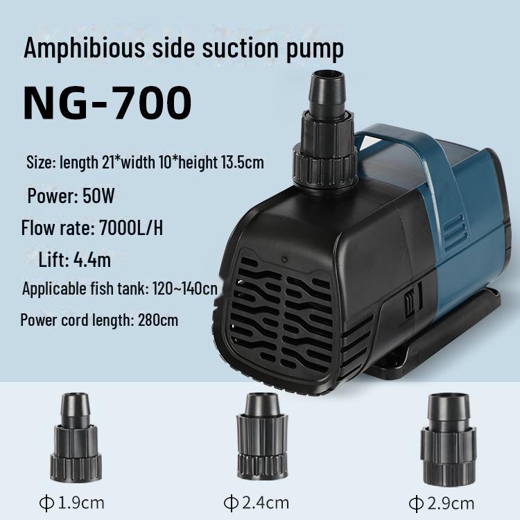 Jingye Multifunction Silent Submersible Water Pump for Fish Tanks - Efficient Circulation and Waste Suction