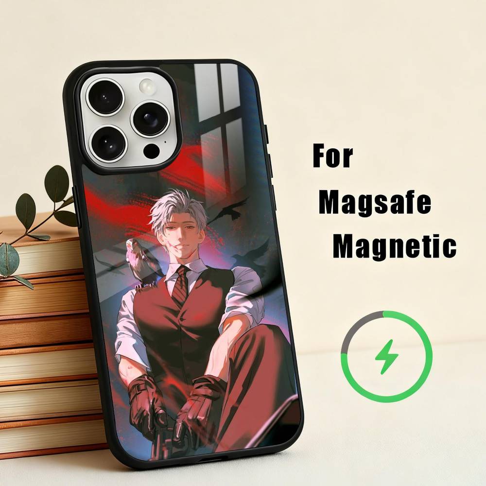 

Чехол для телефона S-Sylus Love and D-Deep Space для iPhone 17,16,15,14,13,12,Plus,Pro,Max с поддержкой магнитной беспроводной зарядки Magsafe iPhone14PRO