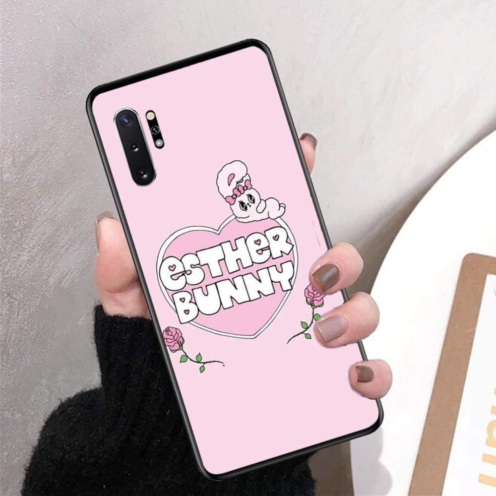 Esther Cute Bunny Phone Case For Samsung Note 8 9 10 20 Pro Plus Lite M 10 11 20 30 21 31 51 A 21 22 42 02 03