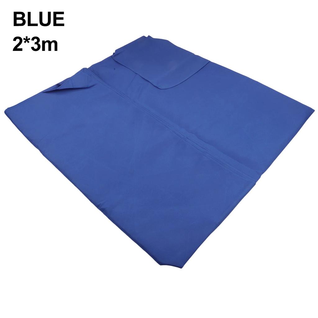Easy Install Garden Umbrella Rectangular Canopy 200 X 300 Cm Outdoor Shade Weather Resistant Fabric Ample Protection From Sun