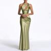 Rochie Maxi Florală de Vară pentru Femei cu Bretele Subțiri, Decolteu în U, Fără Mâneci, Lungă, Talie Strâmtă, Rochie de Petrecere, Ținută Elegantă Casual de Sărbătoare