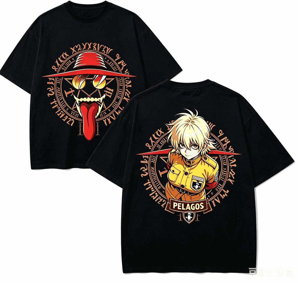 Hellsing Anime Lover T-shirt Harajuku Cotton New Model High Street Oversized Unisex Comfortable