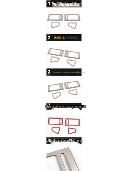 Bestune X80 Air Vent Stainless Steel Decorative Trim Rings