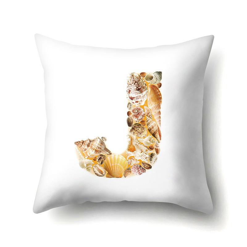 Polyester Pillowcase Automobile Decoration Home 26 English Letter Printed Pillowcase