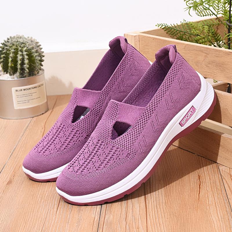 

Туфли для мам среднего возраста, удобная пожилая обувь с мягкой подошвой на весну и осень 36