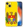 Capa de Celular Para iPhone 17 Air Cases iPhone 16 15 12 13 14 Pro Max SE 7 8 Plus iPhone11 Capa Macia Transparente Bandeira da Moldávia