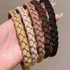 Secure Teeth Grip Hairband With Braided Design For Daily Skincare Workouts And Makeup Flyaway Control Stay In Place