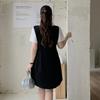 Large Size Women's College Style Doll Collar Dress 2026 Summer Vacation Two Sweet Waist Skirt 264887