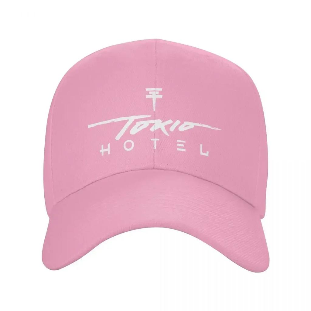 Tokio Hotel Logo Cap Men Women Vintage Wear Golf Hat Adjustable
