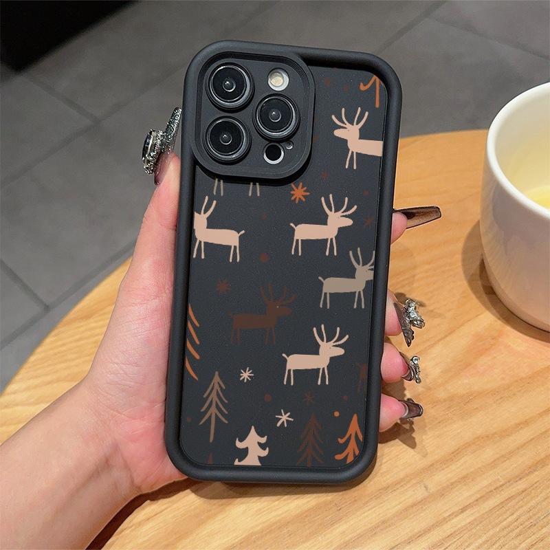 Christmas application Apple 16ProMax mobile phone case iphone15/14plus airbag anti-drop 13Pro/12/11