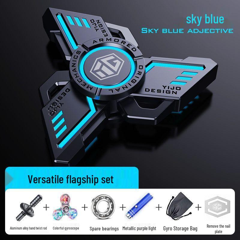 Limitierte Edition Luminous Black Tech Spinner: Stressabbau-Spielzeug für Schüler und Jungen