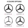 AABGZ1 New W201 W220 2025 Hot For AMG Car For Mercedes benz AMG 1pcs 52mm 57mm Car Steering Wheel Badge Emblem Sticker Auto-Styling For