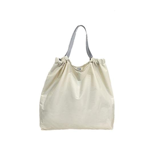 Shopping Bag Waterproof Nylon Fabric Large Capacity Foldable Single Shoulder Bag Travel-friendly Shopping Tote Bag