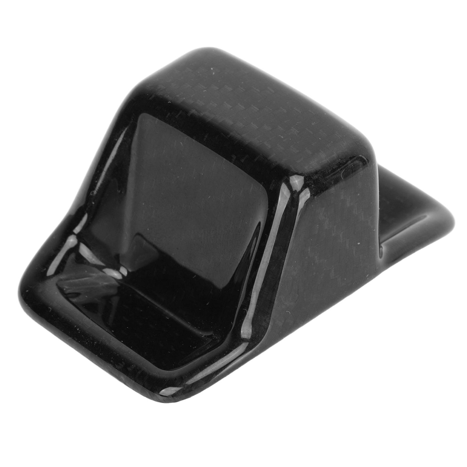Kaisai Unisex Black Gear Shift Knob Cover Carbon Fiber Gear Shifter Head Decoration Cover For A3 S3 Rs3 8Y 2021+
