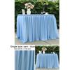 Wedding Table Skirt Tulle Ruffle Decor Birthday Party Dessert Table Cloth Banquet Meeting Table Cover Decoration