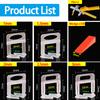 1/1.1/1/1.1/1mm Wall Floor Tile Leveling System Clips Ceramic Leveler Spacer Plier Wadge Kit for Tile Laying Construction Tools