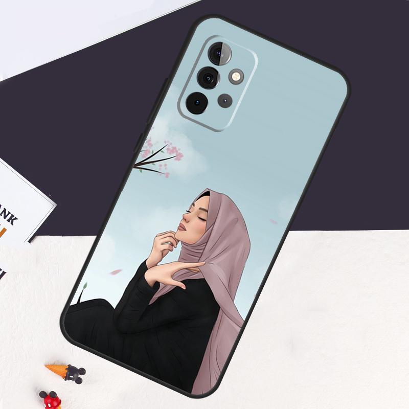 Muslim Islamic Arabic Hijab Gril Case For Samsung Galaxy A05 A06 A26 A16 A56 A36 A22 A32 A52 A54 A34 A14 A55 A15 A53 A33 A35