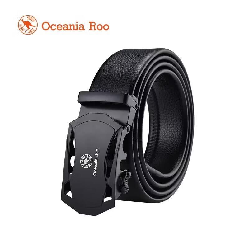 OCEANIA ROO Men s Automatic Buckle Leather Belt