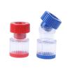 2 In 1 Pill Crusher Grinder ABS Compact Size Medicine Pill Grinder Dustproof Portable Pill Storage Box for Home Travel Daily Use
