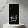 G-Gothic butterfly Phone Case For iPhone 17,16,15,14,13,12,11 Plus,Pro Max,SE4Soft Silicone Black Cover