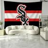 Chicago White Sox Wall Tapestry Aesthetic Wall Hanging Printed Fabric Blanket Decorative Tapestries for Bedroom Living Room Home Decor