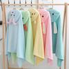 Children's Cartoon Bathing Hooded Oversized Baby Embroidered Bathrobe