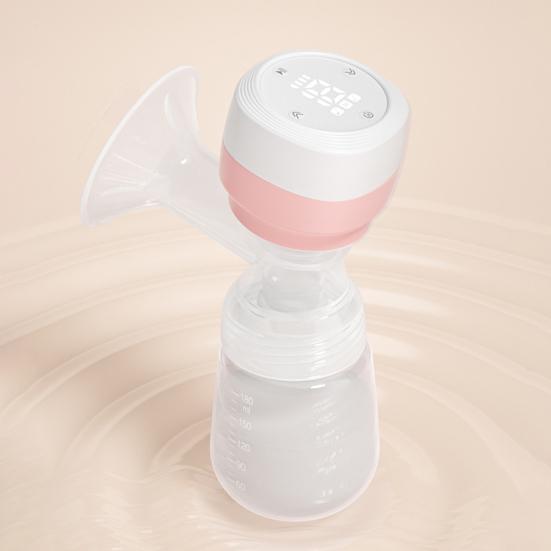 Electric Breast Pump Portable Hands-Free Silent Pump with 2 Modes BPA-Free Manual Breast Milk Extractor for Breastfeeding On-the-Go