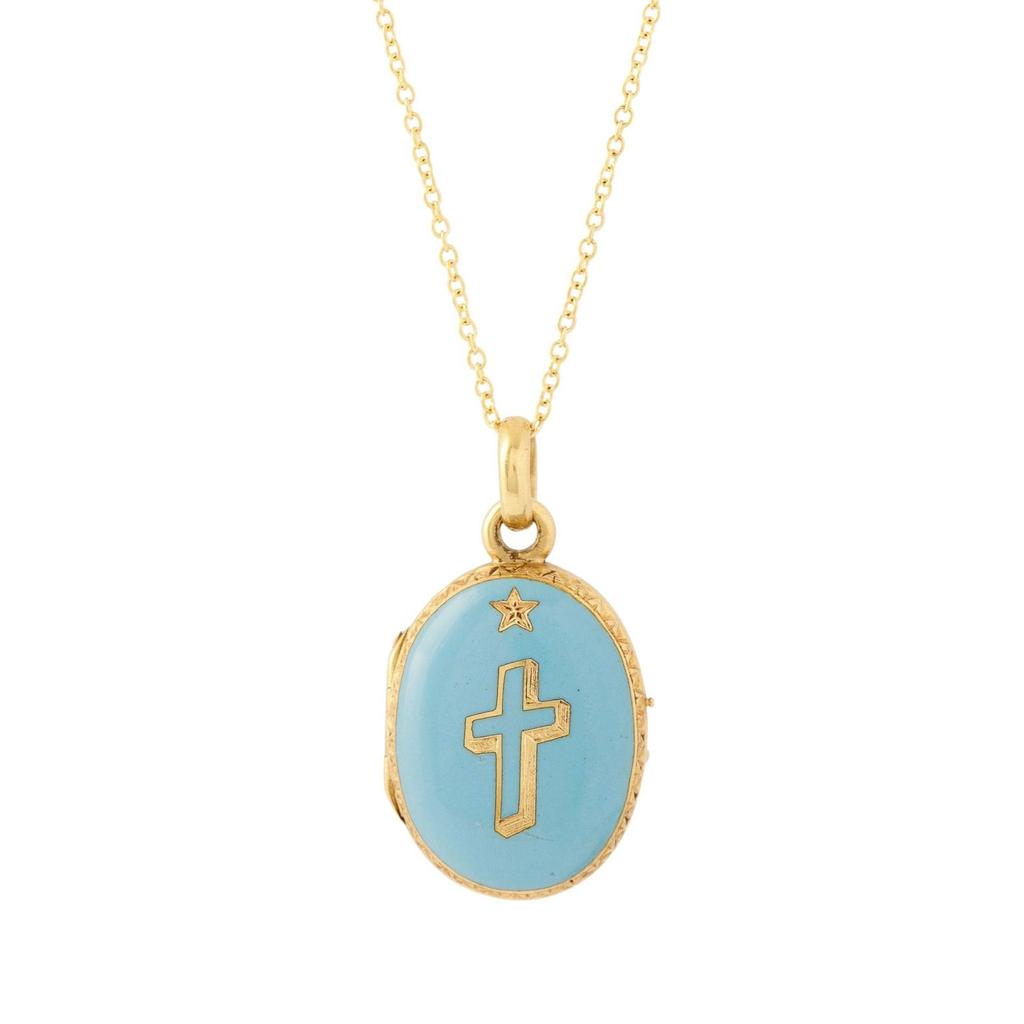 Personalized Necklace Open And Close Moon Zircon Photo Album Pendant Necklace Collarbone Chain Electroplated Gold Color Retention