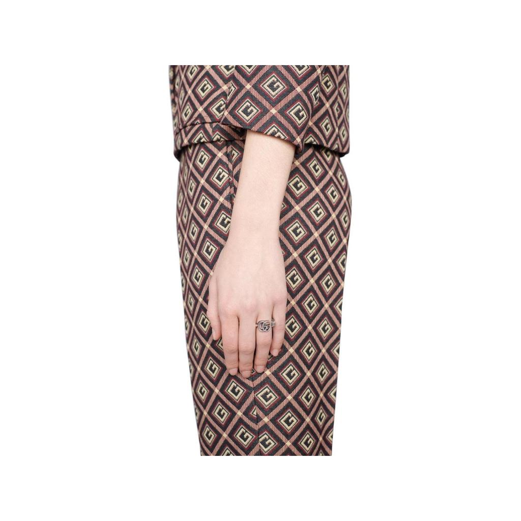 Gucci GG Marmont 925 Sterling Silver Rings Unisex Silver YBC627760001
