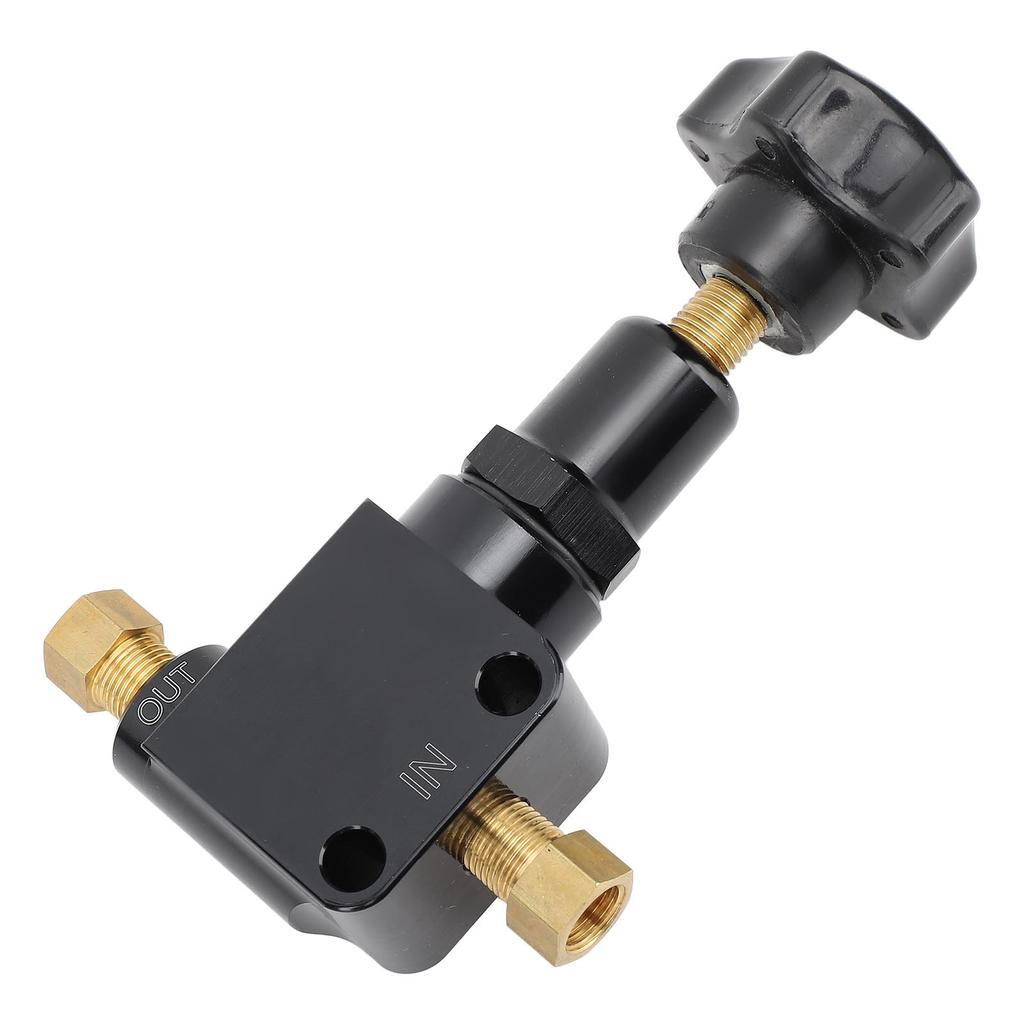 Adjustable Brake Proportioning Valve Knob Style 100‑1000PSI 1 8‑27 NPT Brake Bias Valve Pressure Regulator