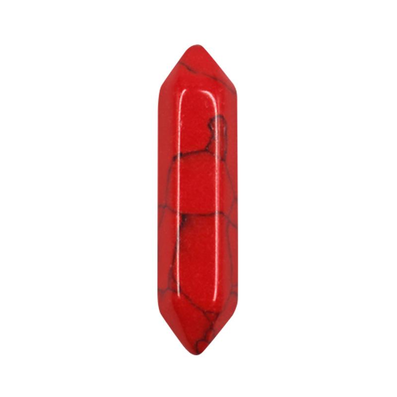 Hexagonal Crystal Bullet Head Yoga Stone Jewelry