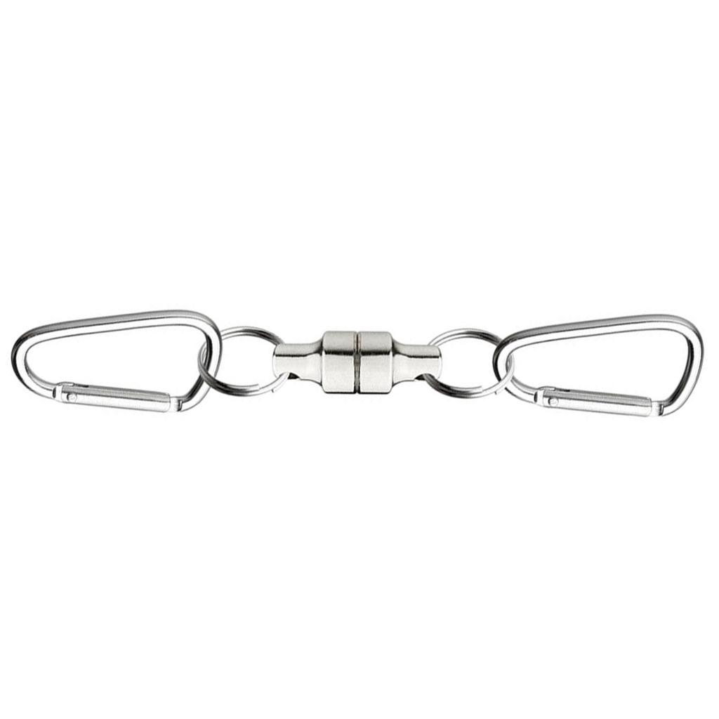 Hanging Holder Lanyard Clip Carabiners Keychain Hook Buckle Magnetic Fishing Clip Fly Fishing Magnetic Net Release Clip