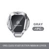 CRN1 For Mercedes Benz Car One-Click Start Buttons Protective Cover Emblem Decoration AMG A C E S G Class W201 W210 W108 W204 W205