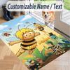 Custom Text Die Biene Maja Pattern Floor Rug Soft Indoor Carpet Mat Living Room Bedroom