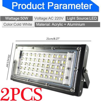 LED Iodine Tungsten Lamp 50W LED Flood Light Building Site 220V High Light