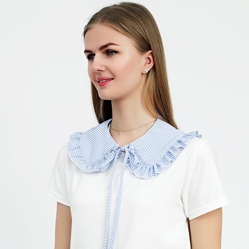 

Sweet Shoulder Fake Collar Detachable Doll Collar Small Shawl Wrap Sweater Cute Decoration Lapel Collar Dress Top Short Cape