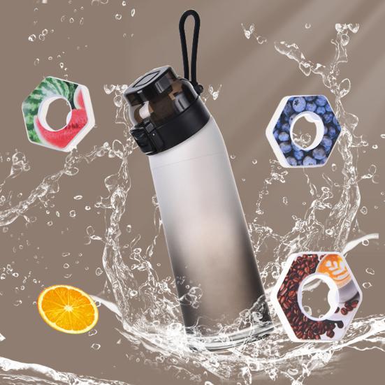 700ML Water Cup Air Up Water Bottle Flavour Capsules Fruit Fragrance Leak-proof Sports Drinking Cup for Outdoor Travel Hiking